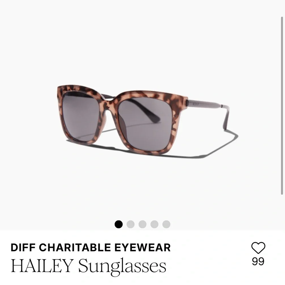 Diff Hailey Sunglasses - Tortoise - Picture 1 of 6